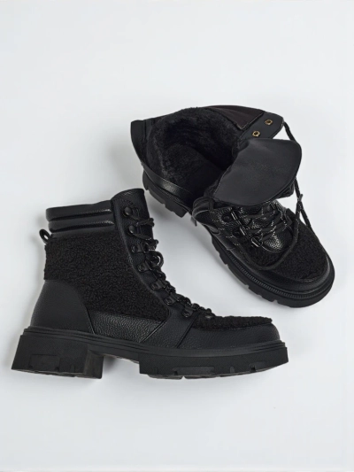 Bottines worker pour femmes avec fourrure Ardella