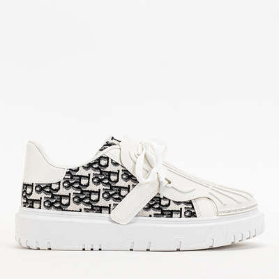 Baskets de sport blanches pour femme avec imprimé Ibibis - Footwear