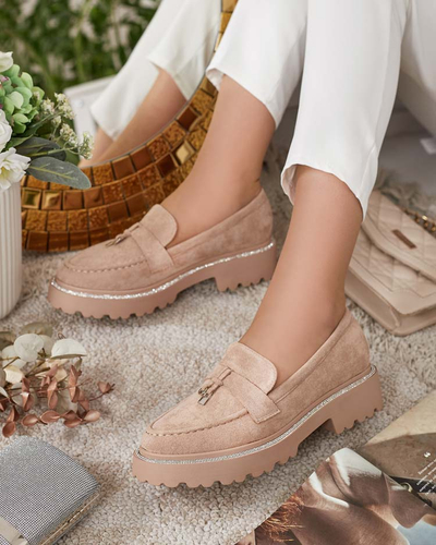 Royalfashion Mocassins pour femme avec zircons Ali