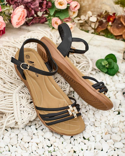 Royalfashion Sandales Sun Crusher pour femme décorées