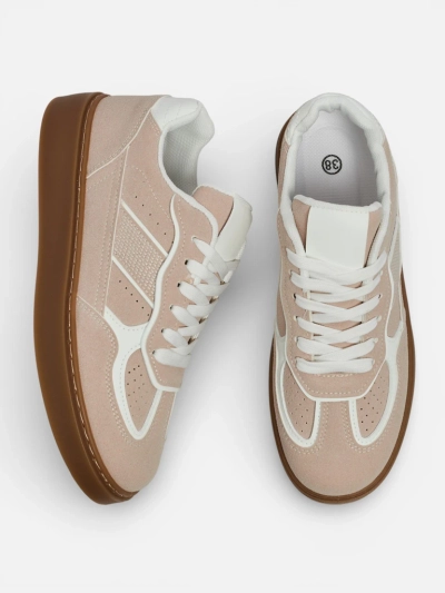 Baskets pour Femmes Luna Beige Écologiques Décontractées pour le Printemps