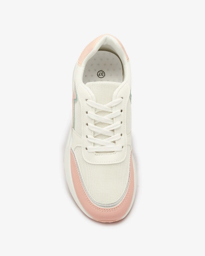 OUTLET Chaussures de sport blanches et roses pour femmes Vegris - Footwear