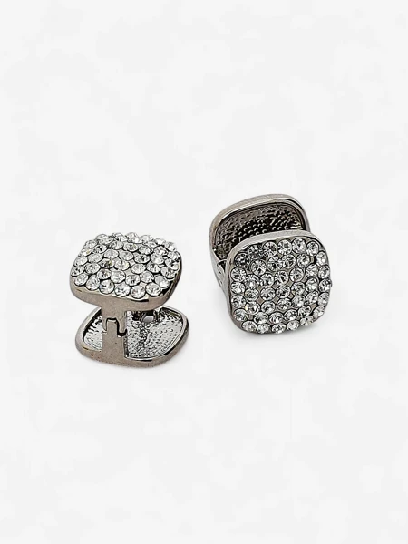 Royalfashion Boucles d'oreilles à clip pour femme avec zircon cubique