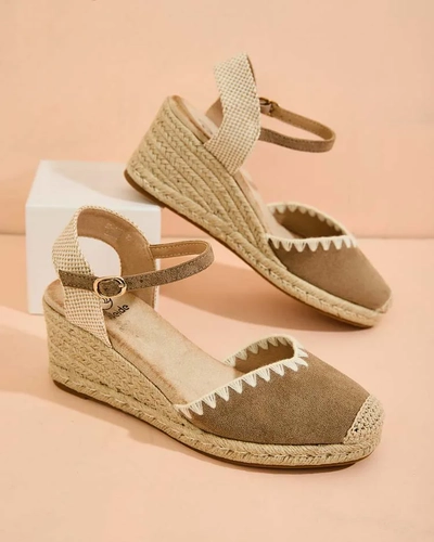 Royalfashion Espadrilles sur talon Moniz Booty