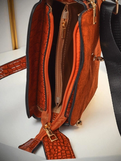 Clementia Sac à Main Marron pour Femme en Cuir Écologique - Élégant au quotidien