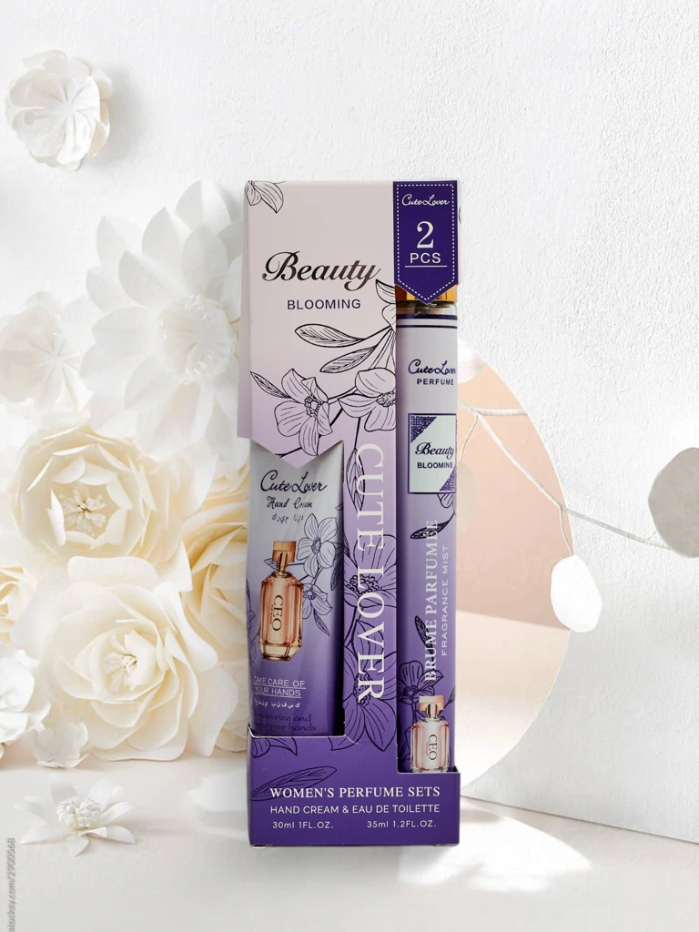 Coffret CaleoLuna Blooming – Crème pour les Mains et Parfum, 30 ml, 35 ml