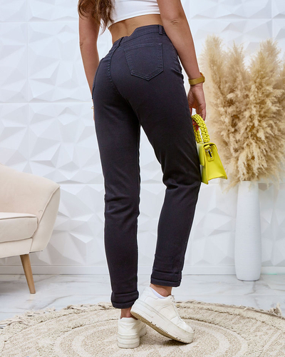 Royalfashion Pantalon jean mom pour femme