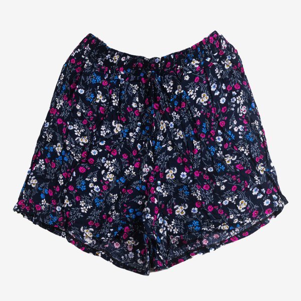 Short court multicolore à fleurs pour femmes - Vêtements 1