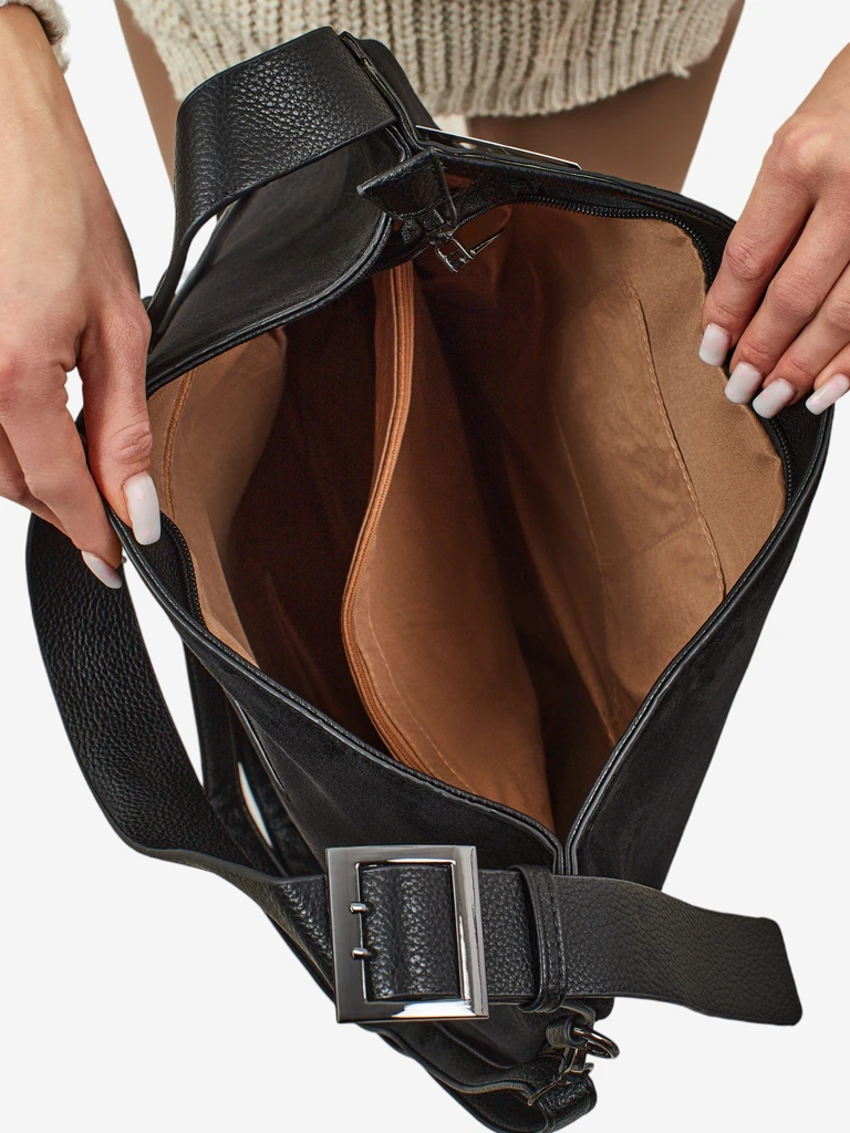 Sac à main shopper pour femmes en éco-daim Donenn