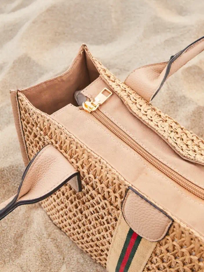 Sac d'été pour femmes en paille Royalfashion Large