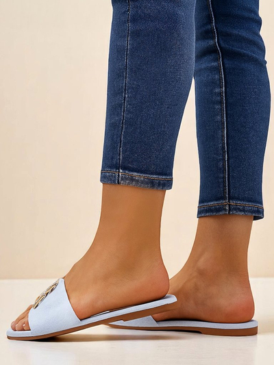 Royalfashion Mules à semelle plate pour femmes Zamila