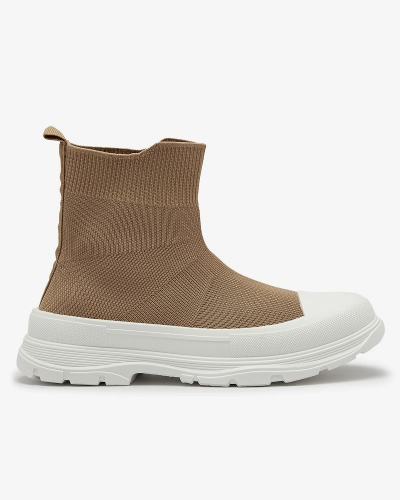 Chaussures de sport hautes a'la marron clair pour femmes Vertiks - Footwear