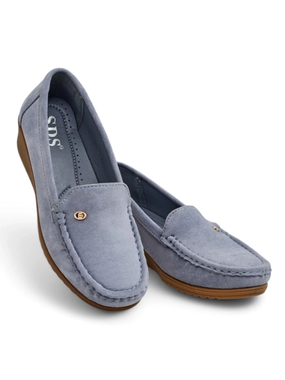 Chaussures mocassins à petite semelle compensée pour femmes Royalfashion Lepolt