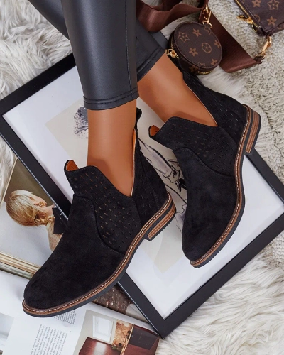 Royalfashion Bottes eko en daim Ovilla pour femme