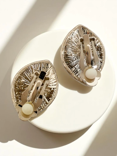 Royalfashion Boucles d'oreilles à clip pour femme avec zircon cubique