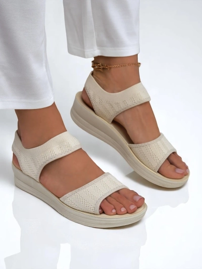 Royalfashion Sandales pour femmes à semelle épaisse Viva Flex