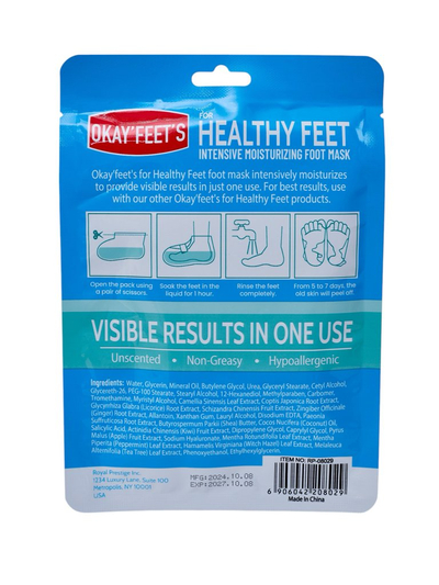 Masque hydratant pour les pieds – 1 paire de chaussettes
