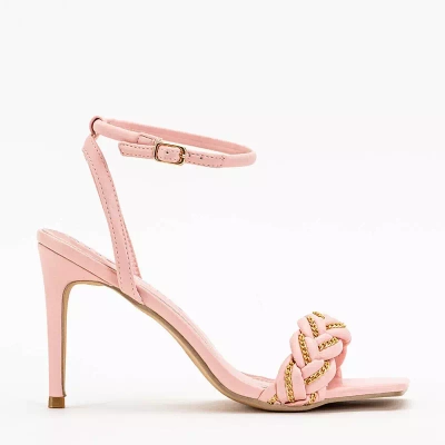 OUTLET Sandales femme roses sur talon haut Tenedi - Footwear
