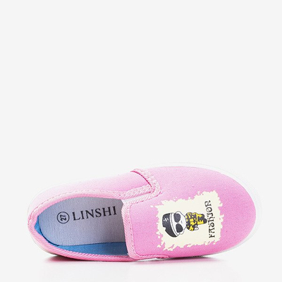 Baskets à enfiler roses pour enfants Blueberries - Chaussures