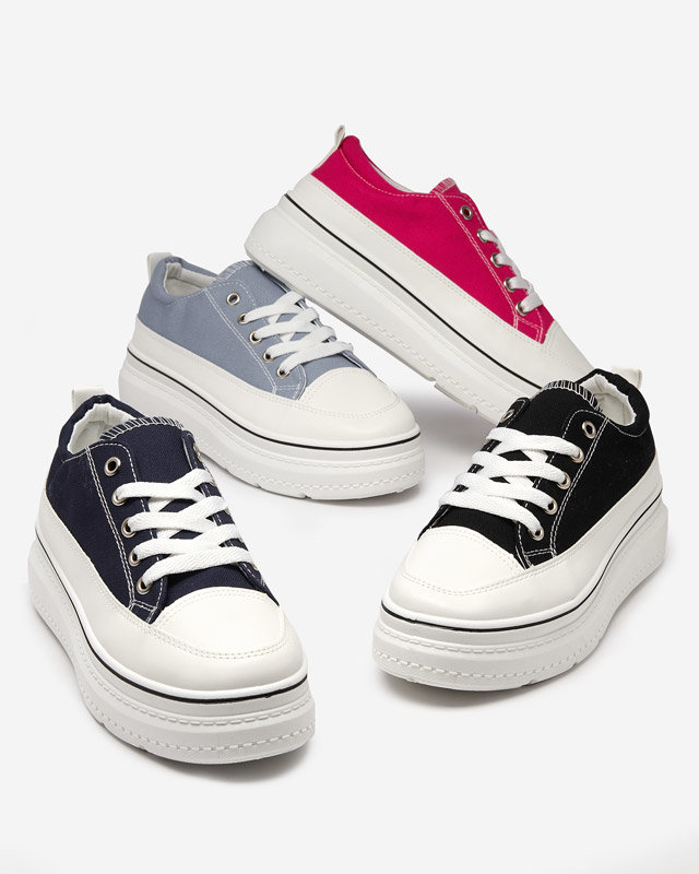 OUTLET Baskets noires pour femmes sur la plateforme Veritar - Footwear