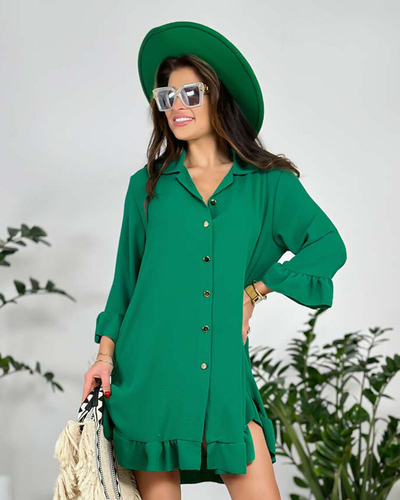 Royalfashion Robe oversize à volants pour femme