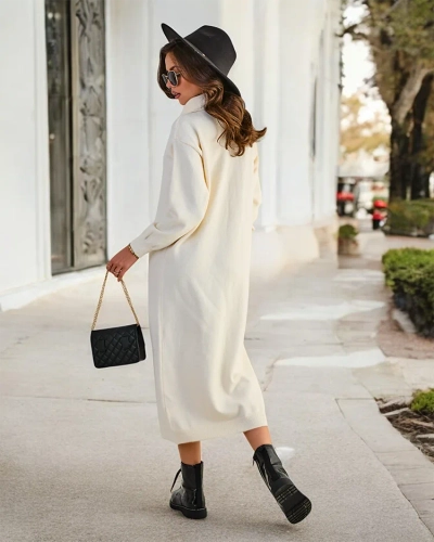 Robe-pull longue pour femmes de Royalfashion