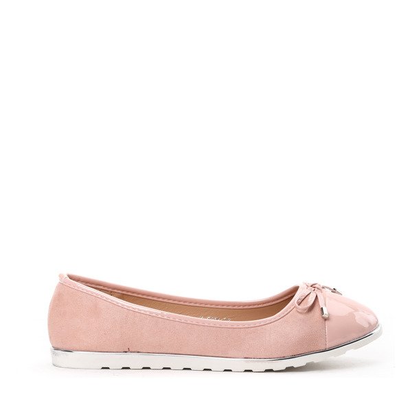 Różowe balerinki Juliya- Obuwie