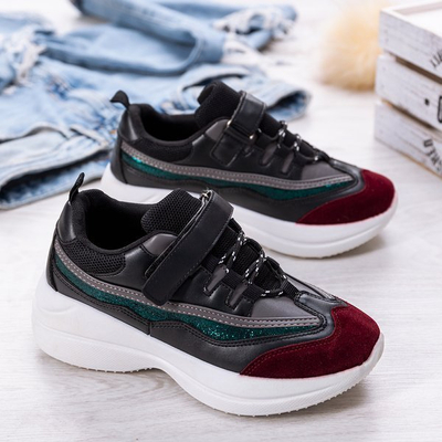 Chaussures de sport noires Chaussures laides Arlette - Chaussures