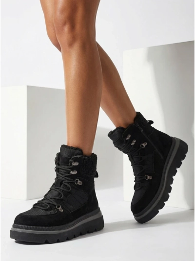 Bottines pour Femmes Aurora Noires en Cuir Élégantes pour l'Automne