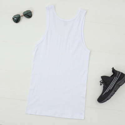 Chemise sans manches homme blanche - Vêtements