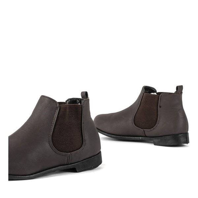 OUTLET Bottines chelsea grises à talons plats Doratia - Footwear