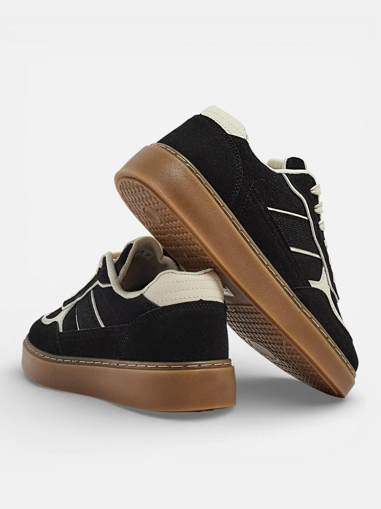 Baskets pour Femmes Flora Noires Écologiques Sportives pour Tous les Jours