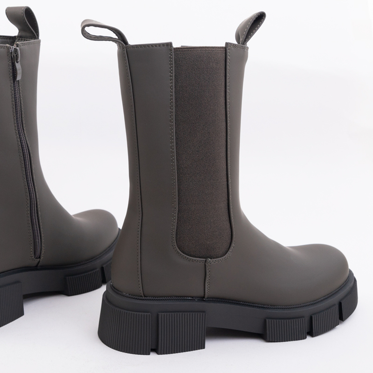 OUTLET Bottines Opiu-Footwear vert mat