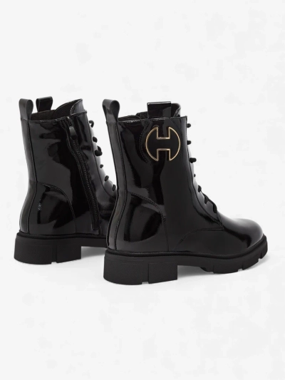 Bottines pour Femmes Athena Noires en Cuir Élégantes pour l'Automne