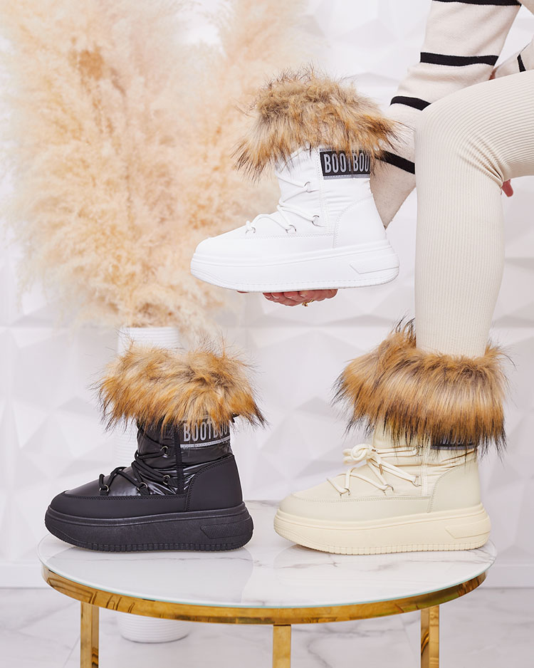 Royalfashion slip-on boots a'la snow boots for women Gomillo