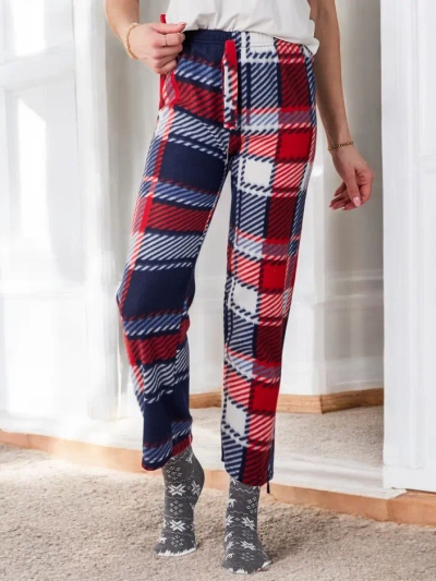 Pantalon en coton de Noël Royalfashion pour femmes, issu de pyjamas à carreaux