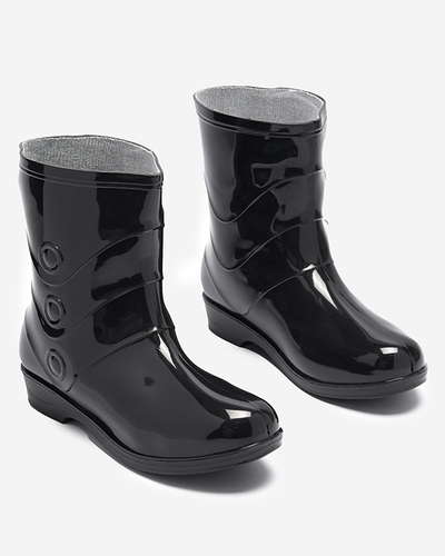 Bottes noires laquées pour femmes Relixa Footwear