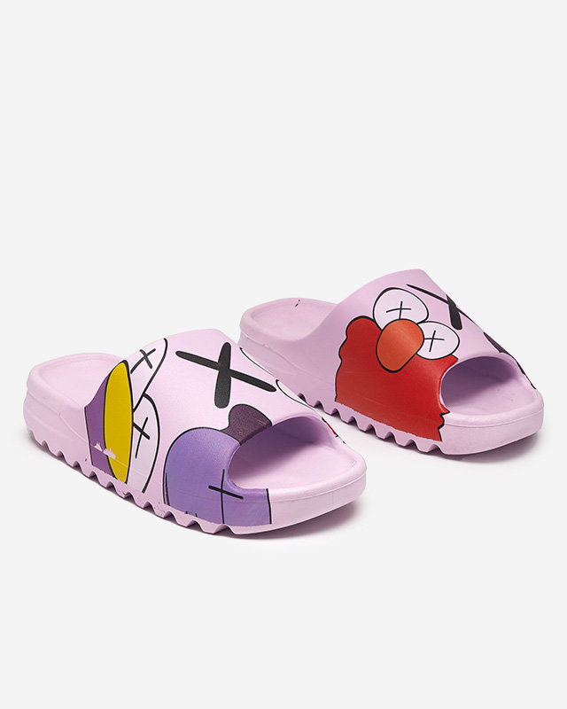 OUTLET Pantoufles violettes pour femmes Elmino - Footwear