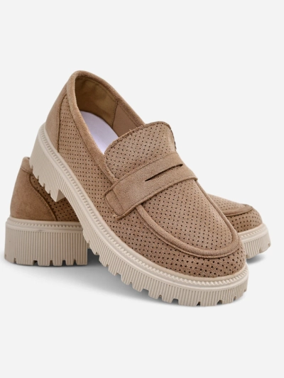 Royalfashion Mocassins en éco-suède pour femmes Dunes