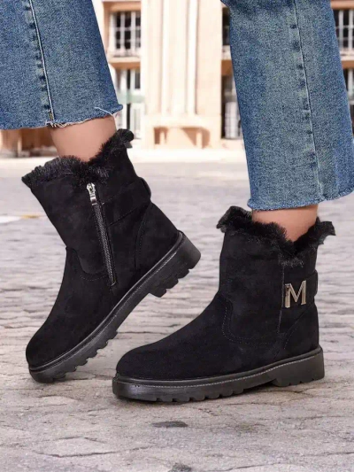 Royalfashion Bottes de Neige pour Femmes Fiofi
