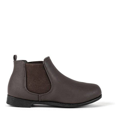 OUTLET Bottines chelsea grises à talons plats Doratia - Footwear