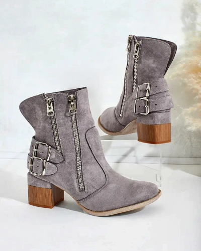 Royalfashion Bottines à talons Zerta décorées