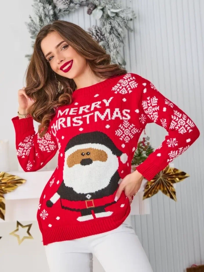 Pull de Noël Royalfashion pour femmes avec Santa