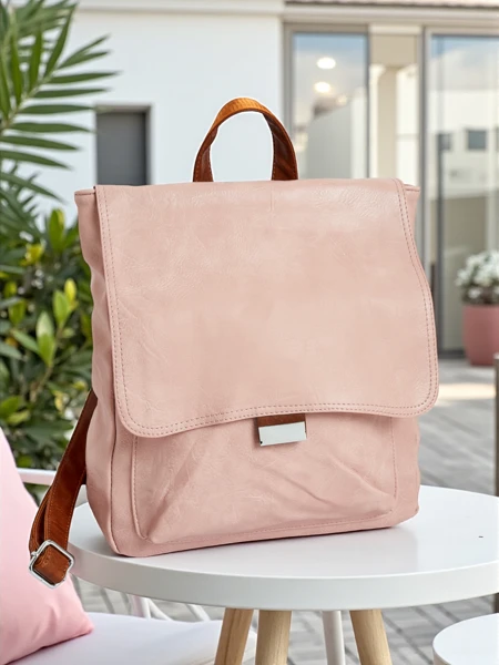 Royalfashion Sac à dos pour femmes en cuir écologique Klara