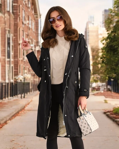 Royalfashion Manteau long pour femme