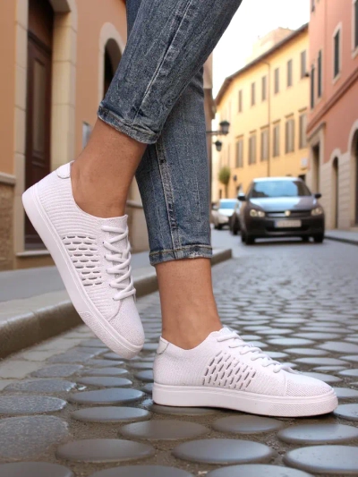 Royalfashion Chaussures de sport en tissu pour femmes Norbiese