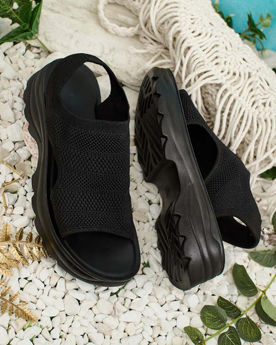 Royalfashion Sandales pour femmes avec tige Viss