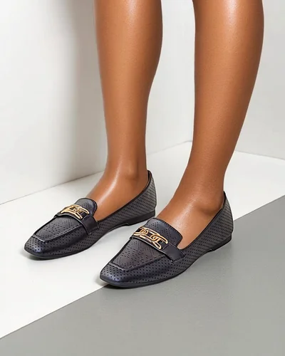 Mocassins en dentelle pour femmes Royalfashion Besione