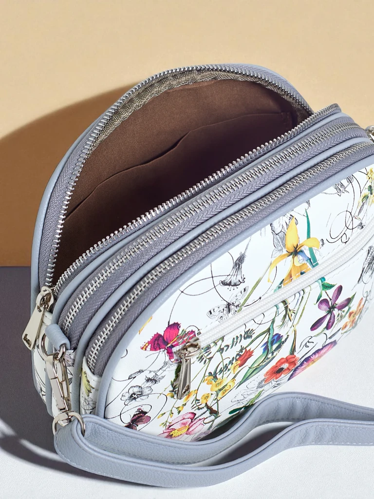 Royalfashion Petit sac à main pour femme en cuir écologique Floriana