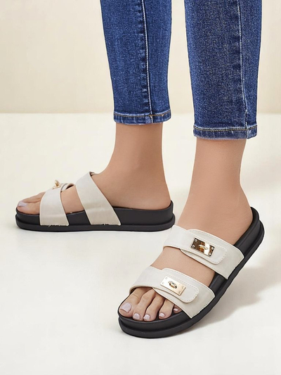 Sandales pour femmes Royalfashion avec boucles décoratives Costes